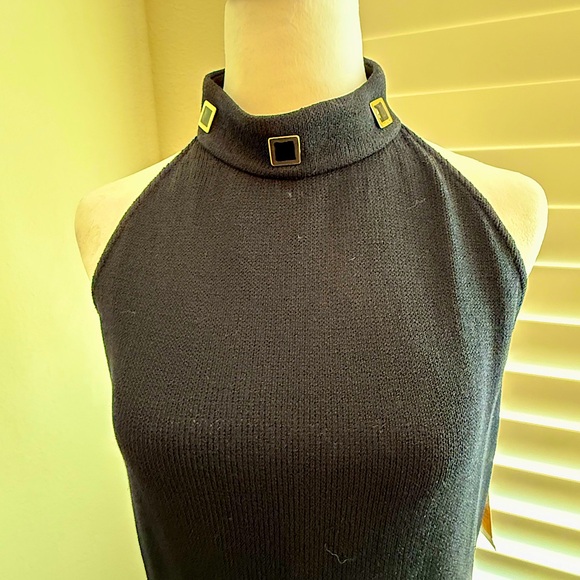 NWT St. John Collection by Marie Grey Black size 12 Cocktail Dress - Picture 10 of 16